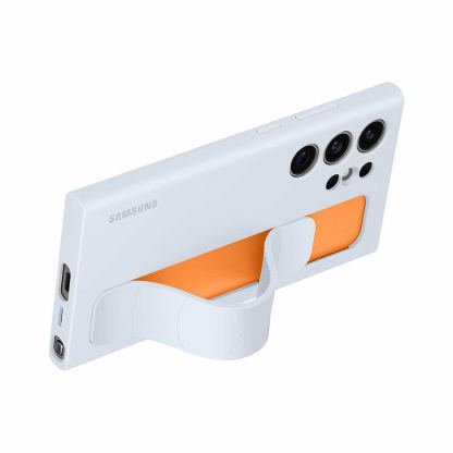 Samsung Standing Grip Case EF-GS928CLEGWW - оригинален силиконов кейс за Samsung Galaxy S24 Ultra (светлосин) 4