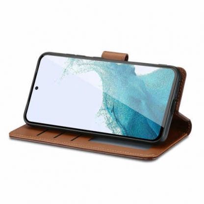 Tech-Protect Wallet Leather Flip Case - кожен калъф, тип портфейл за Samsung Galaxy S24 (черен) 2