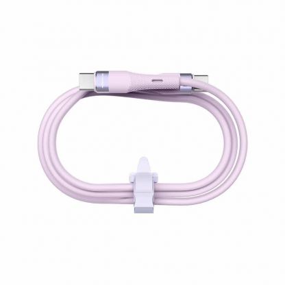 Nillkin Flowspeed Silicon USB-C to USB-C Cable 60W - кабел с бързо зареждане за устройства с USB-C порт (100 см) (лилав) 5