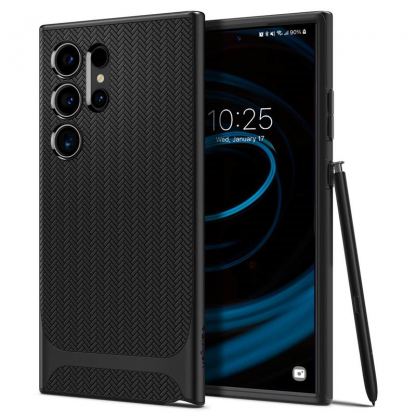Spigen Neo Hybrid Case - хибриден кейс с висока степен на защита за Samsung Galaxy S24 Ultra (черен)