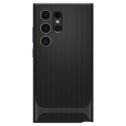 Spigen Neo Hybrid Case - хибриден кейс с висока степен на защита за Samsung Galaxy S24 Ultra (черен) 2