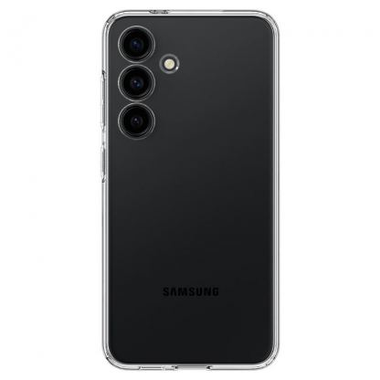 Spigen Liquid Crystal Case - тънък силиконов (TPU) калъф за Samsung Galaxy S24 Plus (прозрачен)  2
