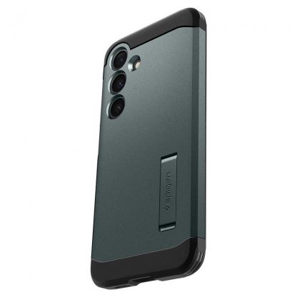 Spigen Tough Armor Case - хибриден кейс с най-висока степен на защита за Samsung Galaxy S24 Plus (зелен) 9