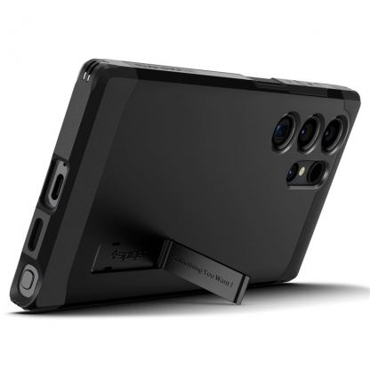 Spigen Tough Armor MagSafe Case - хибриден кейс с най-висока степен на защита с MagSafe за Samsung Galaxy S24 Ultra (черен) 13