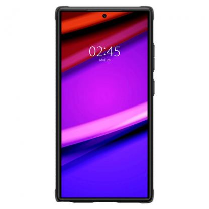 Spigen Rugged Armor Case - тънък качествен силиконов (TPU) калъф за Samsung Galaxy S24 Ultra (черен) 4