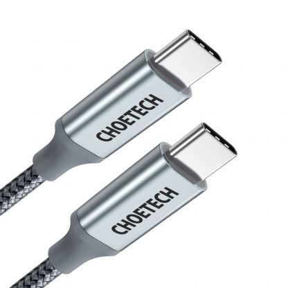 Choetech USB-C to USB-C Fast Charging Cable 100W - USB-C към USB-C кабел за устройства с USB-C порт (180 см) (черен) 3