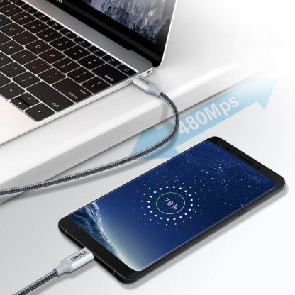 Choetech USB-C to USB-C Fast Charging Cable 100W - USB-C към USB-C кабел за устройства с USB-C порт (180 см) (черен) 4