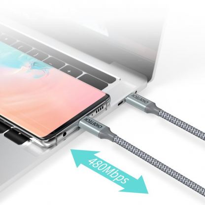 Choetech USB-C to USB-C Fast Charging Cable 100W - USB-C към USB-C кабел за устройства с USB-C порт (180 см) (черен) 9