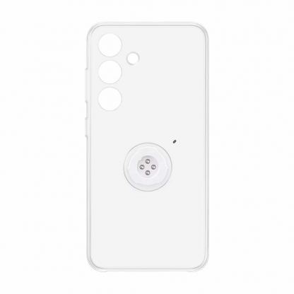 Samsung Clear Gadget Cover EF-XS921CTEGWW - оригинален поликарбонатов кейс с поставка за Samsung Galaxy S24 (прозрачен) 3