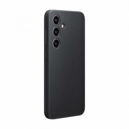 Samsung Vegan Leather Case EF-FPS921HCABW - оригинален кожен кейс (веган кожа) за Samsung Galaxy S24 (черен) 3