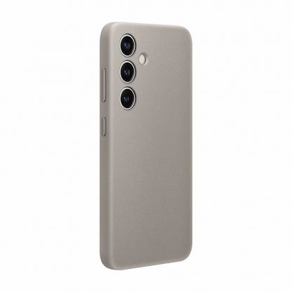 Samsung Vegan Leather Case EF-FPS921HCAAW - оригинален кожен кейс (веган кожа) за Samsung Galaxy S24 (бежов) 3
