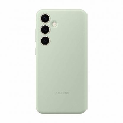 Samsung S-View Wallet Cover EF-ZS926CGEGWW - оригинален калъф, през който виждате информация от дисплея за Samsung Galaxy S24 Plus (зелен) 2