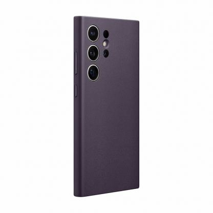 Samsung Vegan Leather Case EF-FPS928HCAVW - оригинален кожен кейс (веган кожа) за Samsung Galaxy S24 Ultra (лилав) 3