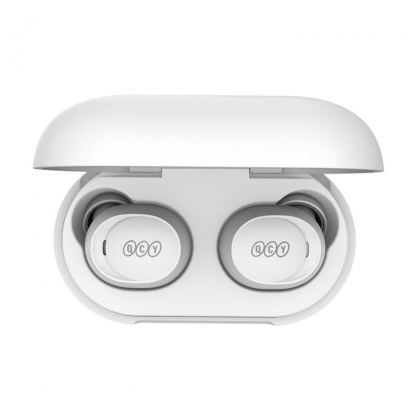 QCY T27 TWS Wireless Earbuds - безжични блутут слушалки за мобилни устройства (бял) 5