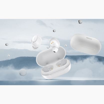 QCY T27 TWS Wireless Earbuds - безжични блутут слушалки за мобилни устройства (бял) 7