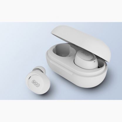 QCY T27 TWS Wireless Earbuds - безжични блутут слушалки за мобилни устройства (бял) 8