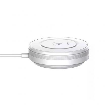 LDNIO AW003 Wireless Desktop Charger 32W - поставка (пад) с до 15W безжично захранване, USB-A и USB-C изходи за зареждане на мобилни устройства (бял) 2