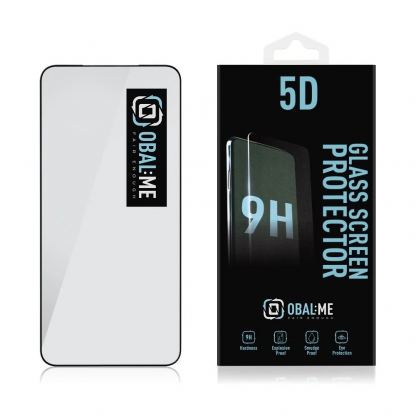 OBALME Tempered Glass Screen Protector 5D - обхващащо и ръбовете стъклено защитно покритие за дисплея на Samsung Galaxy S24 Plus (черен-прозрачен) 2