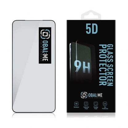 OBALME Tempered Glass Screen Protector 5D - обхващащо и ръбовете стъклено защитно покритие за дисплея на Samsung Galaxy S24 (черен-прозрачен) 2
