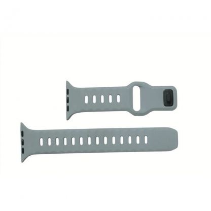 Mobile Origin Silicone Strap - силиконова каишка за Apple Watch 42мм, 44мм, 45мм, 46мм, Ultra 49мм (светлосив)  3