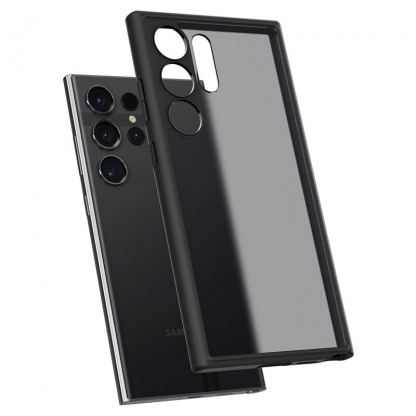 Spigen Ultra Hybrid Case - хибриден кейс с висока степен на защита за Samsung Galaxy S24 Ultra (черен-матиран) 8