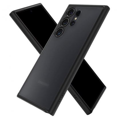 Spigen Ultra Hybrid Case - хибриден кейс с висока степен на защита за Samsung Galaxy S24 Ultra (черен-матиран) 9