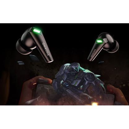 Onikuma T308 TWS Bluetooth Headphones - безжични блутут слушалки със зареждащ кейс (черен) 8