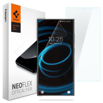 Spigen Neo Flex HD Transparency Screen Protector 2 Pack - 2 броя защитни покрития за целия дисплей на Samsung Galaxy S24 Ultra (прозрачен) 15