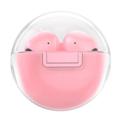 Onikuma T35 TWS Bluetooth Headphones - безжични блутут слушалки със зареждащ кейс (розов) 2