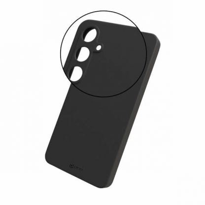 Prio Liquid Silicone Case - силиконов (TPU) калъф за Samsung S24 (черен) 3