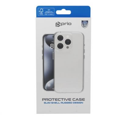 Prio Protective Hybrid Cover - хибриден кейс с най-висока степен на защита за Samsung S24 (прозрачен) 4