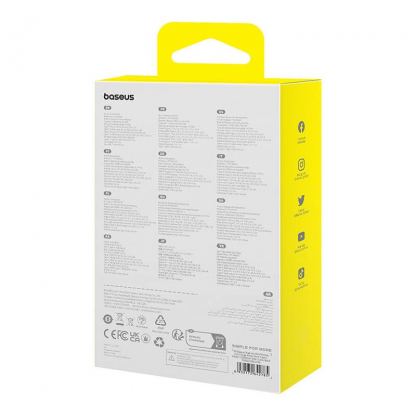 Baseus Magnetic Mini Wireless Charging Power Bank 10000 mAh 30W (P1002210B113) - преносима външна батерия вграден USB-C кабел, USB-C порт и безжично зареждане с MagSafe (черен)  2