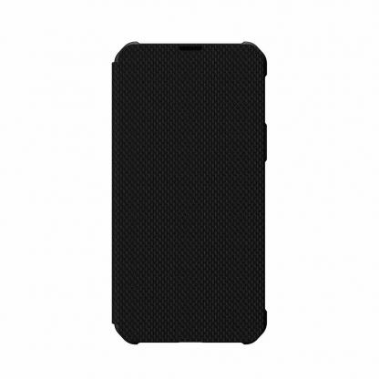 Urban Armor Gear Metropolis Folio Kevlar Case - удароустойчив хибриден кейс, тип портфейл за iPhone 14 Plus (черен) 5