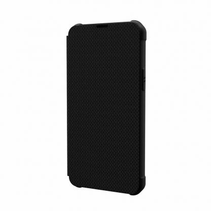 Urban Armor Gear Metropolis Folio Kevlar Case - удароустойчив хибриден кейс, тип портфейл за iPhone 14 Plus (черен) 6