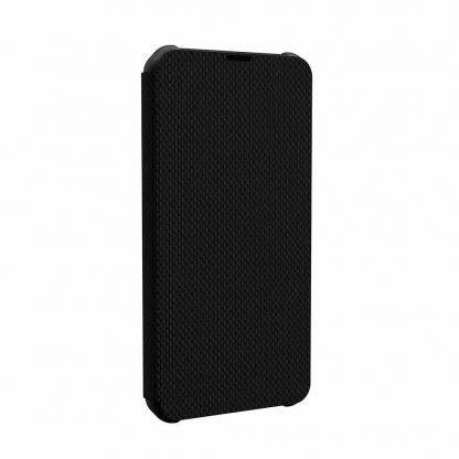 Urban Armor Gear Metropolis Folio Kevlar Case - удароустойчив хибриден кейс, тип портфейл за iPhone 14 Plus (черен) 7