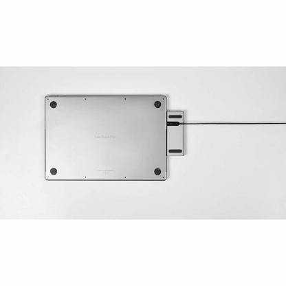 LMP USB-C Compact Dock 2 - мултифункционален хъб за свързване на допълнителна периферия за компютри с USB-C (сребрист) 4