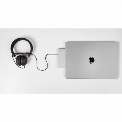 LMP USB-C Compact Dock 2 - мултифункционален хъб за свързване на допълнителна периферия за компютри с USB-C (сребрист) 5