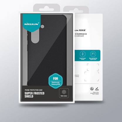 Nillkin Super Frosted Shield Pro Case - хибриден  удароустойчив кейс за Samsung Galaxy S24 Ultra (син) 7