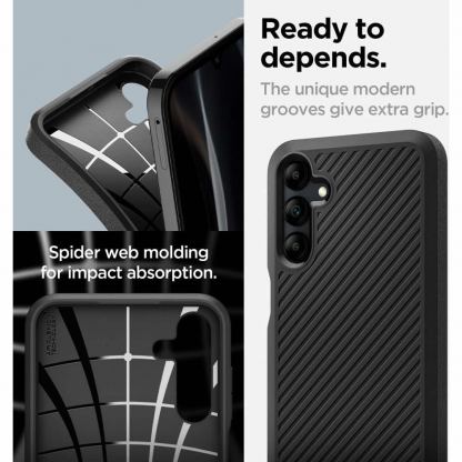 Spigen Core Armor - силиконов (TPU) калъф с висока степен на защита за Samsung Galaxy A15 4G, Galaxy A15 5G (черен) 9