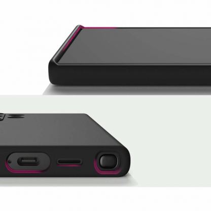 Ringke Liquid Silicone Magnetic Case - силиконов (TPU) калъф с MagSafe за Samsung Galaxy S24 Ultra (черен) 5