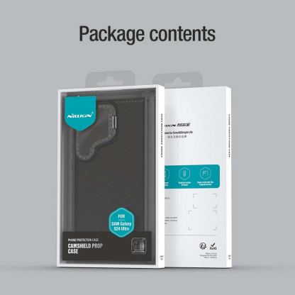 Nillkin CamShield Prop Hard Case - хибриден удароустойчив кейс за Samsung Galaxy S24 Ultra (черен) 7