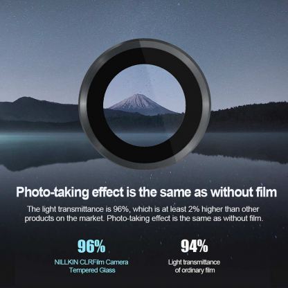 Nillkin CLRFilm Tempered Glass Lens Protector - предпазни стъклени лещи за камерата на Samsung Galaxy S24 Plus (черен) 4