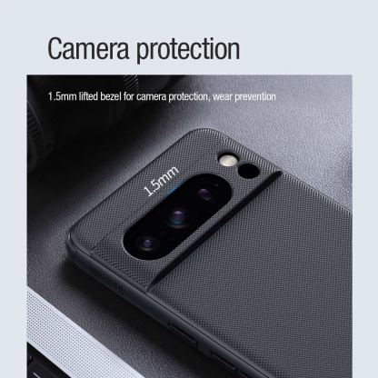 Nillkin Super Frosted Pro Magnetic Case - хибриден удароустойчив кейс с MagSafe за Samsung Galaxy S24 Ultra (черен)  3