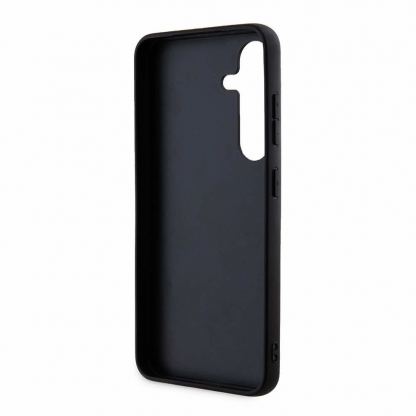 Guess PU 4G Stripe Leather Hard Case - дизайнерски кожен кейс за Samsung Galaxy S24 (сив) 6