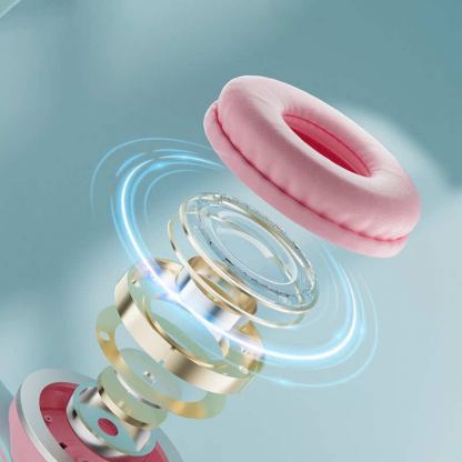 Catear CA-042 BT Kids Wireless On-Ear Headphones - безжични блутут слушалки, подходящи за деца (черен) 2