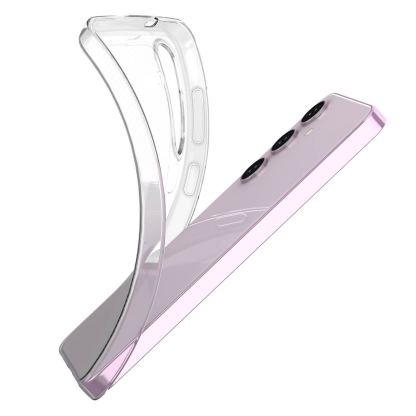 Ultra Clear TPU Cover - силиконов (TPU) калъф за Samsung Galaxy S24 (прозрачен)  2