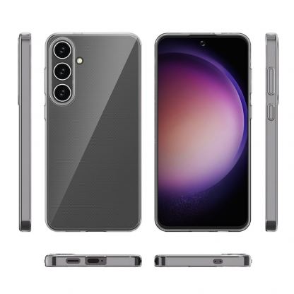 Ultra Clear TPU Cover - силиконов (TPU) калъф за Samsung Galaxy S24 Plus (прозрачен)  4