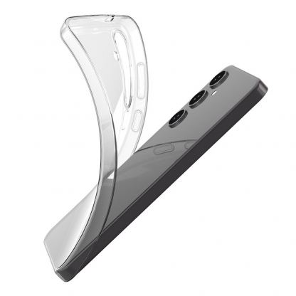 Ultra Clear TPU Cover - силиконов (TPU) калъф за Samsung Galaxy S24 Plus (прозрачен)  5
