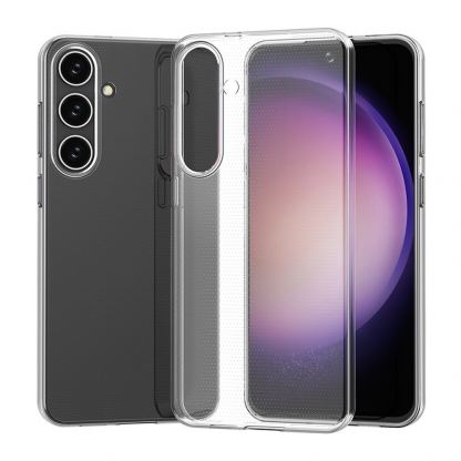 Ultra Clear TPU Cover - силиконов (TPU) калъф за Samsung Galaxy S24 Plus (прозрачен)  6