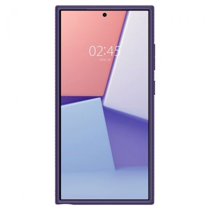 Spigen Liquid Air Case - силиконов (TPU) калъф с висока степен на защита за Samsung Galaxy S24 Ultra (лилав) 3